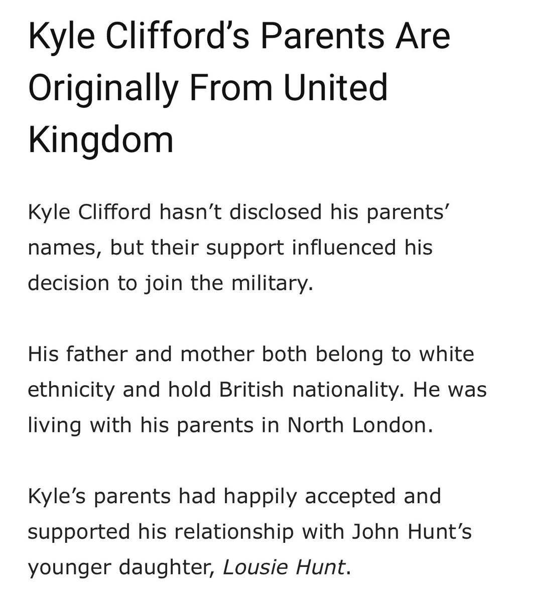 <a href="/TheNorfolkLion/">Queen Natalie</a> This is fake news (again)
Kyle Clifford is born from 2 white British parents.

Stop dragging Moroccans into the mud with your fake news.

Source: thedeparturefilm.com/kyle-cliffords…