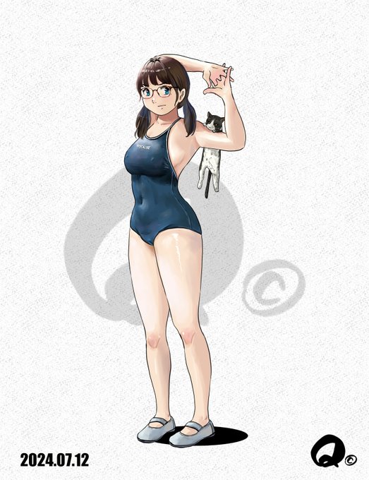 7/12㊎のモカちゃん
スクール水着始めます😉 
