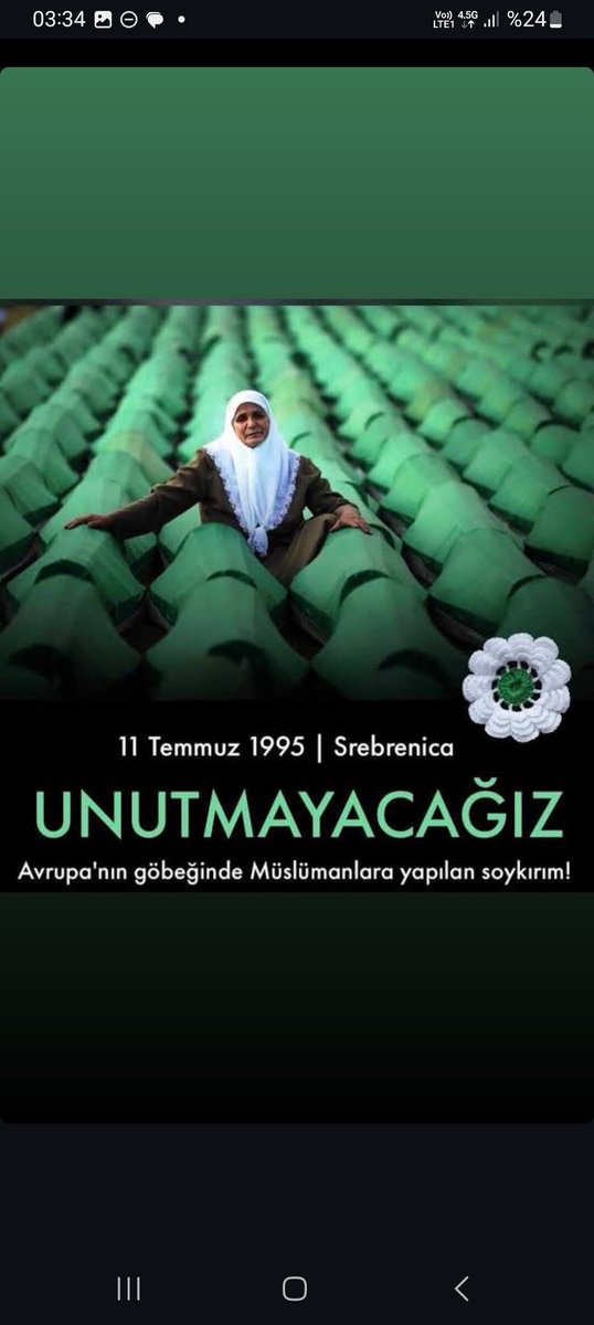 Avrupanin göbeğinde sırf Müslüman diye tecavüz edildi,işkence ile öldürüldüler!
Hemde BM kontroülünde olan bir bölgede!
Ulkece parayı eğitime,bilgiye yatırıp güçlü bir ülke olmak zorundayız!
Unutma,unutturma!