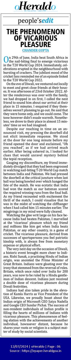 CHANDER_GUPTA's tweet photo. Today in ⁦@oheraldogoa⁩ 

Weblink: https://t.co/WiiKVjRIum https://t.co/FNcBBdaIuk