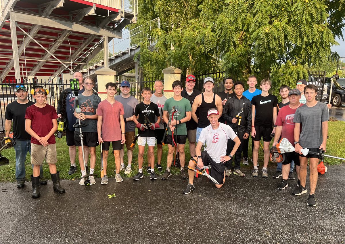 Great turnout for this evening’s annual CG Trail Maintenance.  Thanks so much … You’re awesome.  Aim High. Teamwork.