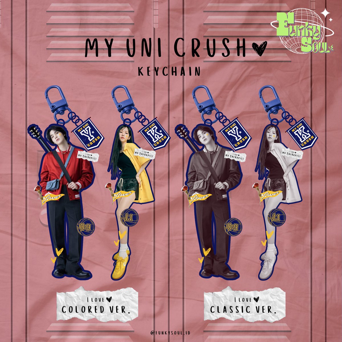 funkysoul_id's tweet photo. ⋆𐙚₊˚⊹ INTEREST CHECK ✩°｡⋆

{rt &amp; likes are appreciated}

Hi all! Aku rencana bakalan open PO untuk keychain ini 🥺

If you’re interested, cus drop ur uname and I’ll tag you soon 💓🎟

Thank uuu! 😻🎧 https://t.co/yE9LLSjGnP