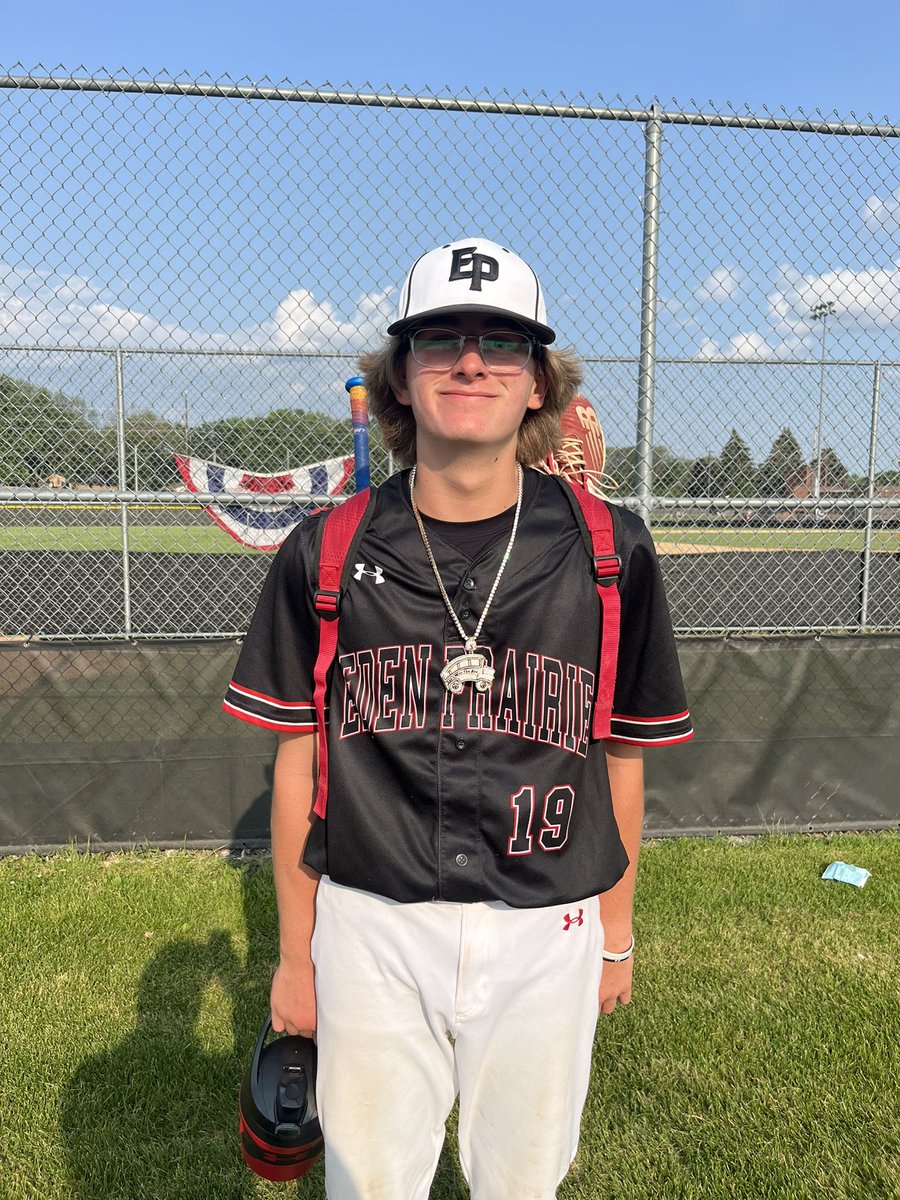 Eden Prairie Jr. Legion (@ep_jrlegion) on Twitter photo WIN against New Prague (Final: 12-2)‼️ <a href="/dkkoepp11/">Dylan Koepp</a> 4.0IP 2H 1ER 6K. <a href="/JakeShepar85152/">Jake Shepard</a> 2-3 w/ 2B & RBI <a href="/MykenAnderson12/">Myken Anderson</a> 2-3 2RBI! <a href="/Henry_Ellings19/">Henry E</a> with the chain for some solid defense at 2nd in his first game back from injury! For always being a great teammate too!! WIN against New Prague (Final: 12-2)‼️ <a href="/dkkoepp11/">Dylan Koepp</a> 4.0IP 2H 1ER 6K. <a href="/JakeShepar85152/">Jake Shepard</a> 2-3 w/ 2B & RBI <a href="/MykenAnderson12/">Myken Anderson</a> 2-3 2RBI! <a href="/Henry_Ellings19/">Henry E</a> with the chain for some solid defense at 2nd in his first game back from injury! For always being a great teammate too!!