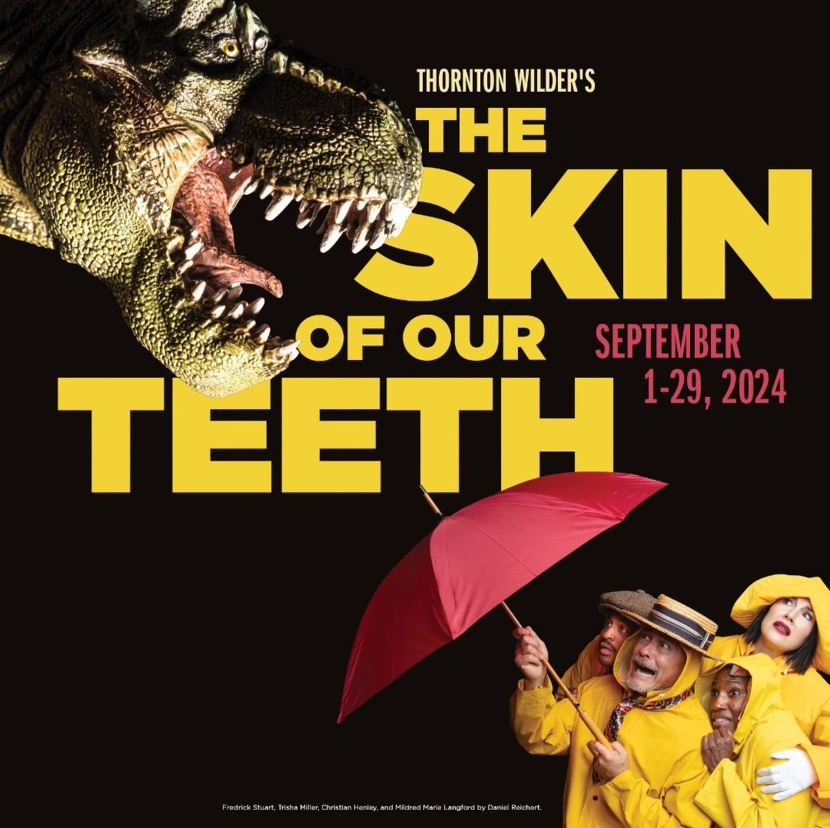 Excited for what's next!!!🙌🏾🎭🙌🏾🎭

<a href="/anoisewithin/">A Noise Within</a> opening season production is Thorton Wilder's hilarious &amp; moving comedy THE SKIN OF OUR TEETH!

Previews begin Sept. 1. Tickets on sale now @ anoisewithin.org.😊