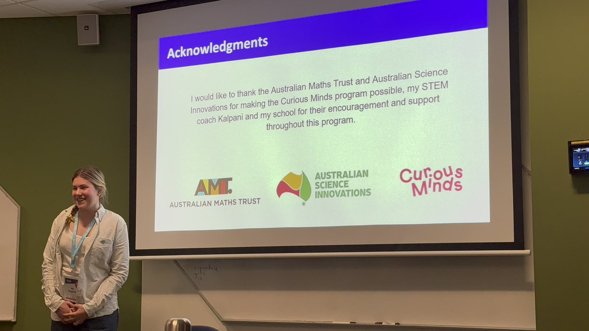 Kalpani Anuradha Mirihana MRACI (She/her) (@kal_anuradha) on Twitter photo ✨ Yesterday, we wrapped up Curious Minds winter camp,where students and their coaches came together to celebrate their hard work. I'm thrilled to share that my student presented her project to the audience. <a href="/auscienceinnov/">Australian Science Innovations</a> <a href="/austmathstrust/">AMT</a> <a href="/AusGovEducation/">Australian Government Department of Education</a> #womeninSTEM #Science ✨ Yesterday, we wrapped up Curious Minds winter camp,where students and their coaches came together to celebrate their hard work. I'm thrilled to share that my student presented her project to the audience. <a href="/auscienceinnov/">Australian Science Innovations</a> <a href="/austmathstrust/">AMT</a> <a href="/AusGovEducation/">Australian Government Department of Education</a> #womeninSTEM #Science