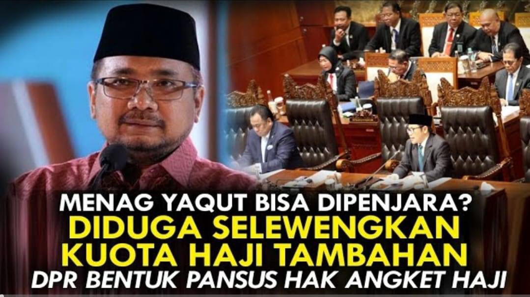 Kopipait__78's tweet photo. Siapa yg setuju YaQut dipenjara dan dimiskinkan ?

Tahun 2014 lalu SDA  dianggap korupsi krn menyalah gunakan jabatan, padahal  cuma  menambah Quota 35 org saja, itupun utk para kolega dan orang~orang dekat  seperti Karni Ilyas  dan keluarga Taufik  Kiemas  ,dan  dipenjara 6 thn, ini YaQut  menyelewengkan Quota 50% dari 20 rb
Berarti 10 ribu jiwa 

https://t.co/mTpMn66GTt