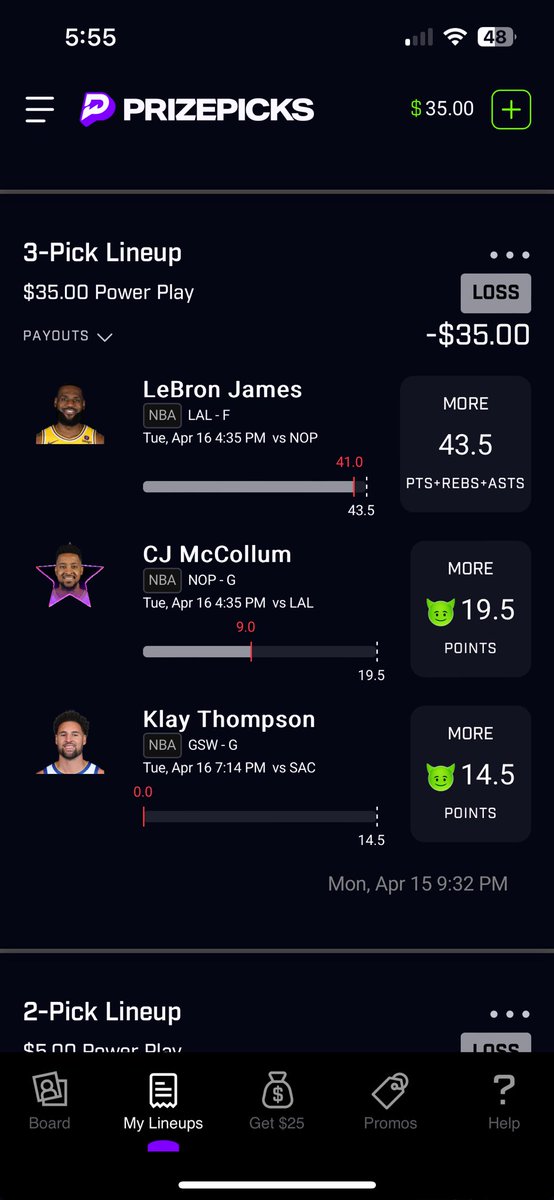 realnav_'s tweet photo. @PrizePicks klay 0/10 😭 #theprizeys https://t.co/KE1Z9Ingt0