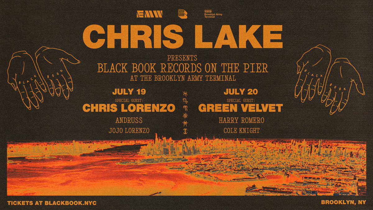 ExuberantPress's tweet photo. Next weekend Chris Lake’s Black Box Records is putting on a two day show at Brooklyn Army Terminal. Check out our coverage on the artists performing. 

https://t.co/kIzNGVa9AI https://t.co/JueqR3abTV