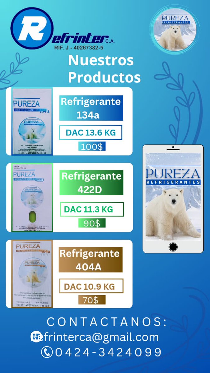 3x3Cool's tweet photo. Gases Refrigerantes,Dieléctrico  y Limpiador  Externo  Coil Cleaner Pureza, alta calidad y pureza 100% garantizado Motores de 100% cobre y doble rodamientos. https://t.co/Z2AxD8pLbG