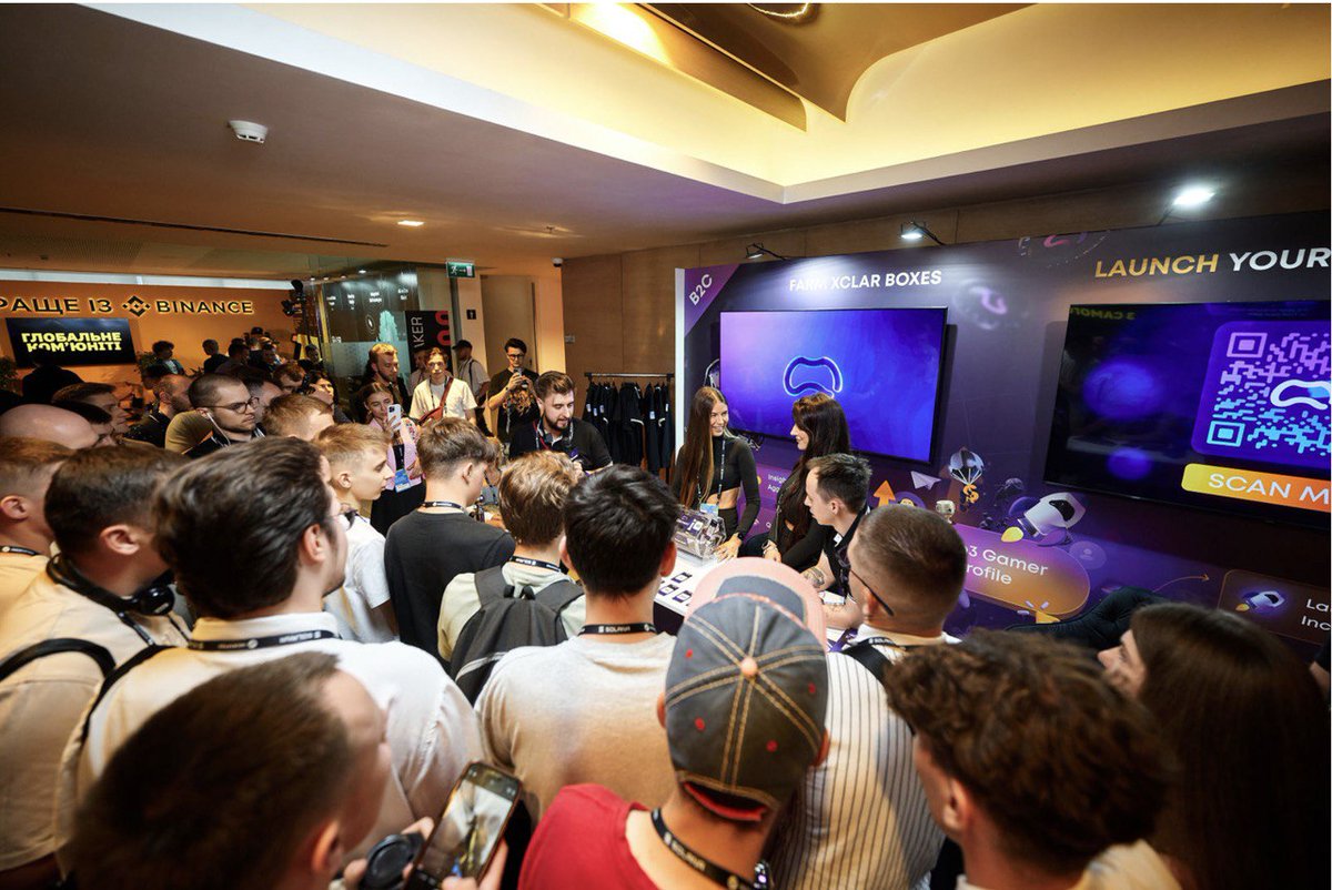 Successfully presented our client #Clarnium at #UkrainianBlockchainWeek in Kyiv! 🎉 With an impressive booth performance and high-quality promos for B2B and B2C, we collected over 400 visitor contacts, including gaming partners, potential investors, startups and bloggers. 🚀