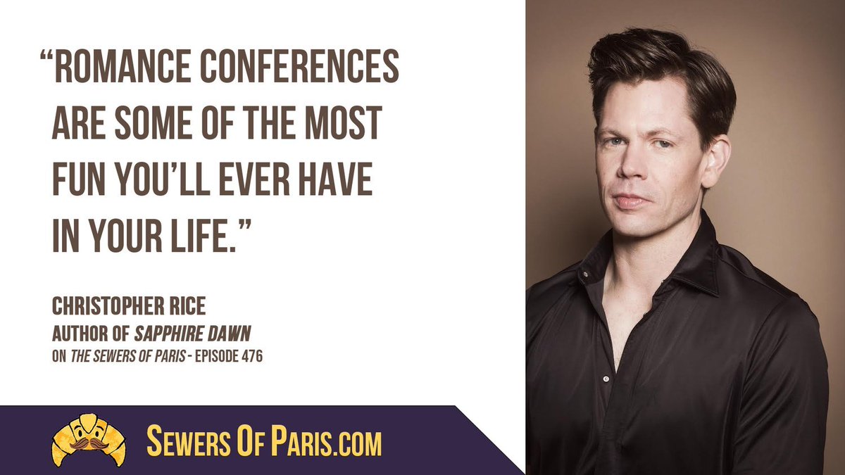 Matt Baume (@mattbaume) on Twitter photo Romance, sex, porn -- we cover it all on this week's episode of Sewers of Paris with my guest <a href="/chrisricewriter/">Christopher Rice/ C. Travis Rice</a>. His new book is Sapphire Dawn and it's STEAMY. Listen wherever you get podcasts: Romance, sex, porn -- we cover it all on this week's episode of Sewers of Paris with my guest <a href="/chrisricewriter/">Christopher Rice/ C. Travis Rice</a>. His new book is Sapphire Dawn and it's STEAMY. Listen wherever you get podcasts: