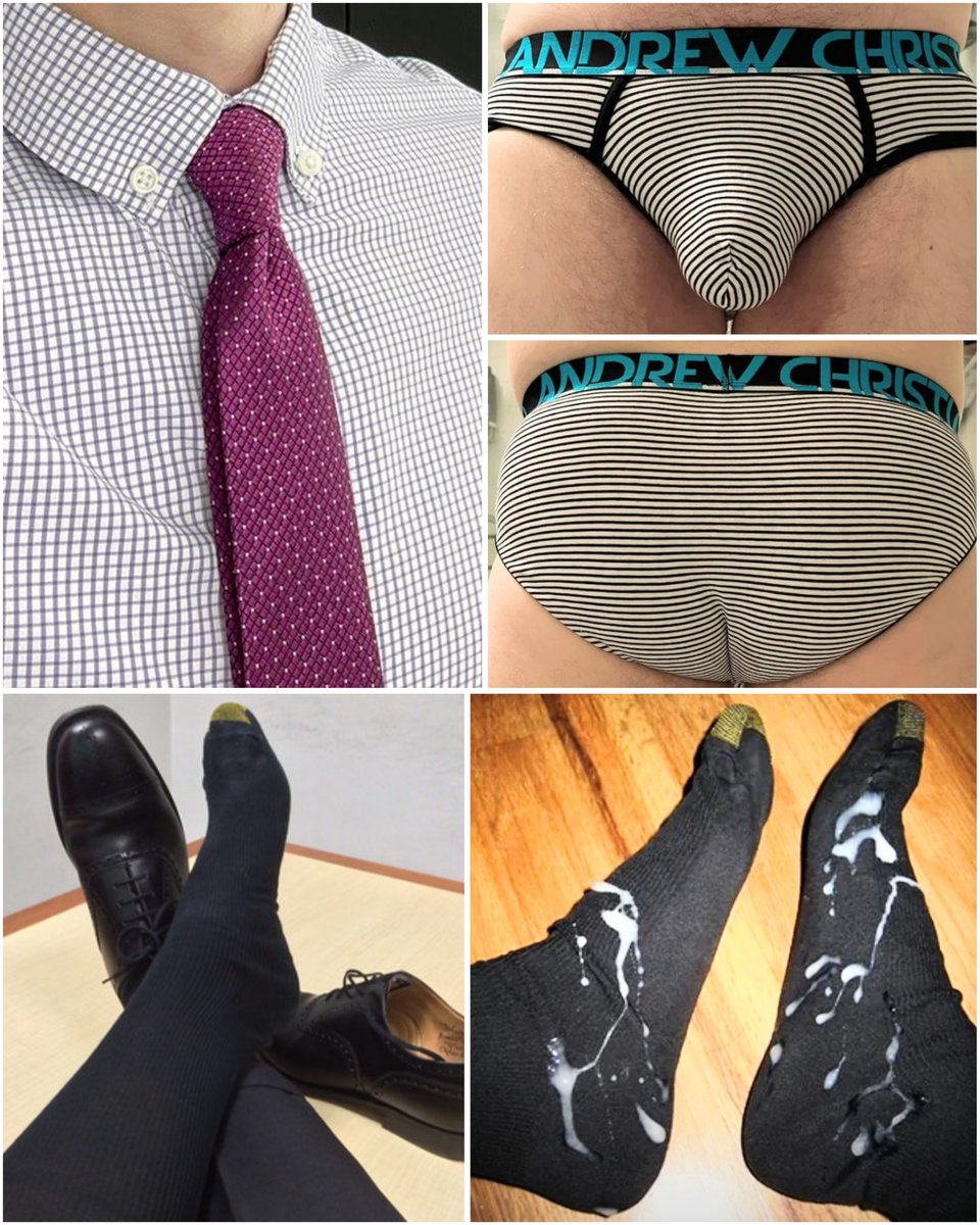 kb030405's tweet photo. Stripping off my work clothes down to @andrewchristian briefs and Goldtoe Metros after 13 hours at the office.  I couldn't resist shooting a load on my sweat-soaked OTC dress socks.

#briefs #dresssocks #otcsocks #horny #cum #cumshot #shirtandtie #bulge #gayass #gayoffice #strip https://t.co/65jQWUb3lc