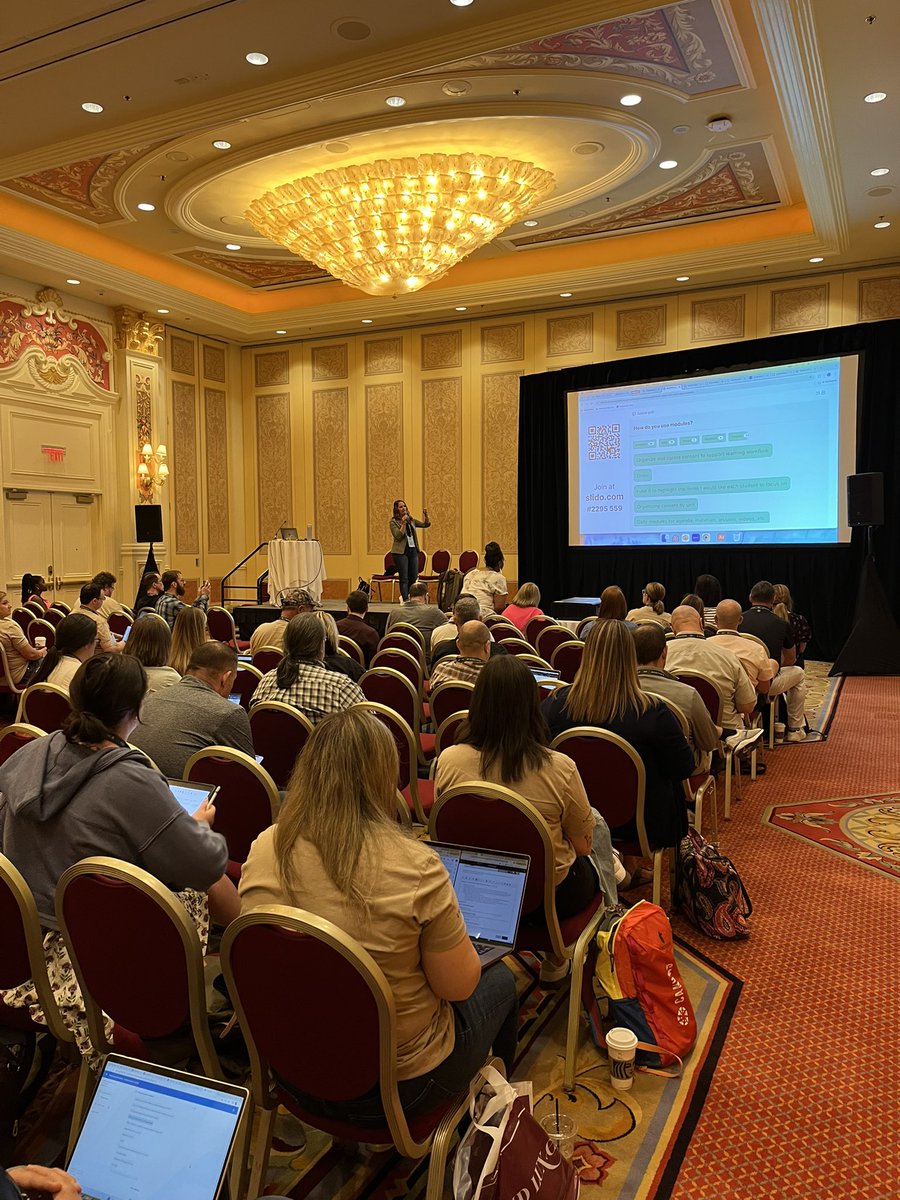 AbbyPagryzinski's tweet image. Present at a national conference ✅

Feeling so grateful, inspired, and energized after presenting on Canvas Modules at #INSTCon24! Thanks to all who attended - I hope it was helpful! #SeekKnowledge