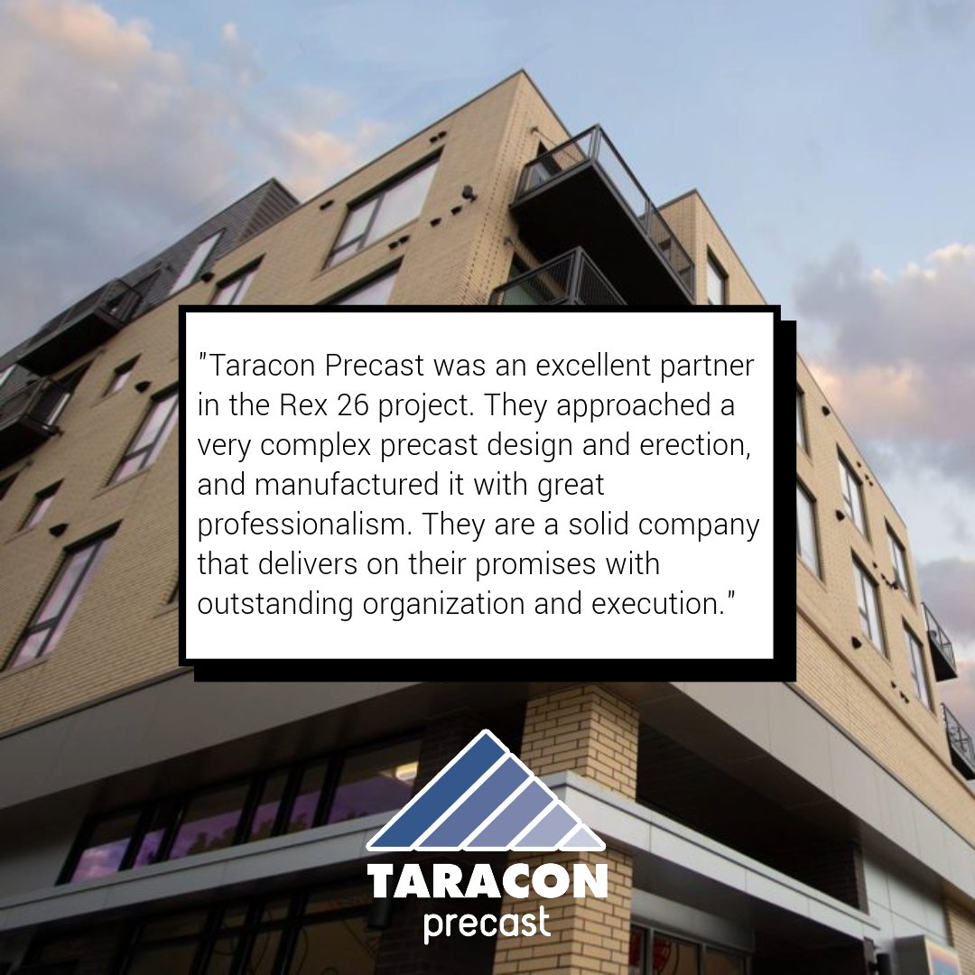TaraconPrecast's tweet photo. See what people are saying about working with Taracon Precast⏩https://t.co/zqQXvPSP33 

#precast #construction #precastsolutions #PCICertified #precastprovider #REX26 #testimonial #TaraconPrecast https://t.co/YADGBZaFwr