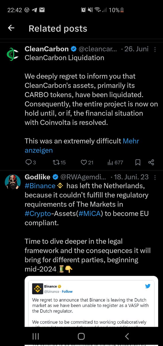 EgonFX's tweet photo. @DripDropz_io @rickmccracken @CaitlinLong_ @IOHK_Charles @rflxtstudio @fluxpointstudio @Padierfind If I go on "related posts" of the Stellar Hood post, I see many other projects already pulled the ripcord. Re: NFTs: I think many projects are just not aware. Only real unique NFTs are excluded. NFTs which are "de facto" fungible (including serial NFTs or collections) are not. https://t.co/onzSYzjXg8