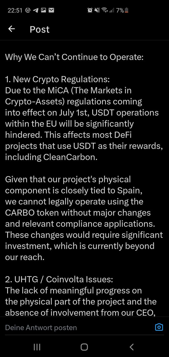 EgonFX's tweet photo. @DripDropz_io @rickmccracken @CaitlinLong_ @IOHK_Charles @rflxtstudio @fluxpointstudio @Padierfind If I go on "related posts" of the Stellar Hood post, I see many other projects already pulled the ripcord. Re: NFTs: I think many projects are just not aware. Only real unique NFTs are excluded. NFTs which are "de facto" fungible (including serial NFTs or collections) are not. https://t.co/onzSYzjXg8