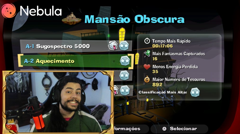 Vamo de <a href="/_nebulagames/">Nebulagames.com.br</a> 

Continuando Luigi's Mansion 2 HD

To caçando os Buu escondido na Mansão!

Bora ?! twitch.tv/capitaoserket