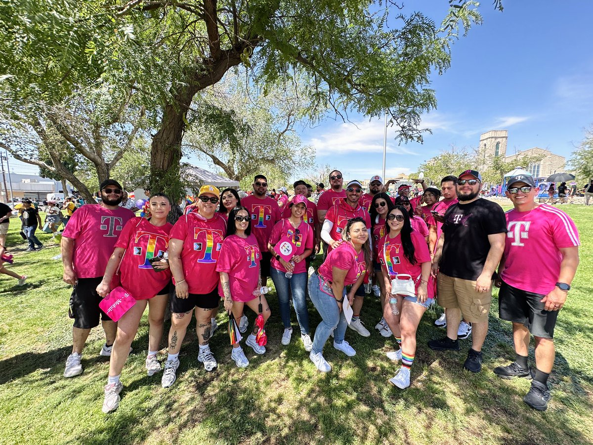dchavar's tweet image. Celebrating love, diversity, and inclusion at the El Paso Sun City Pride Parade! 🏳️‍🌈 #Pride2024 #LoveIsLove #UNLIMITEDPRIDE #TMOBILE