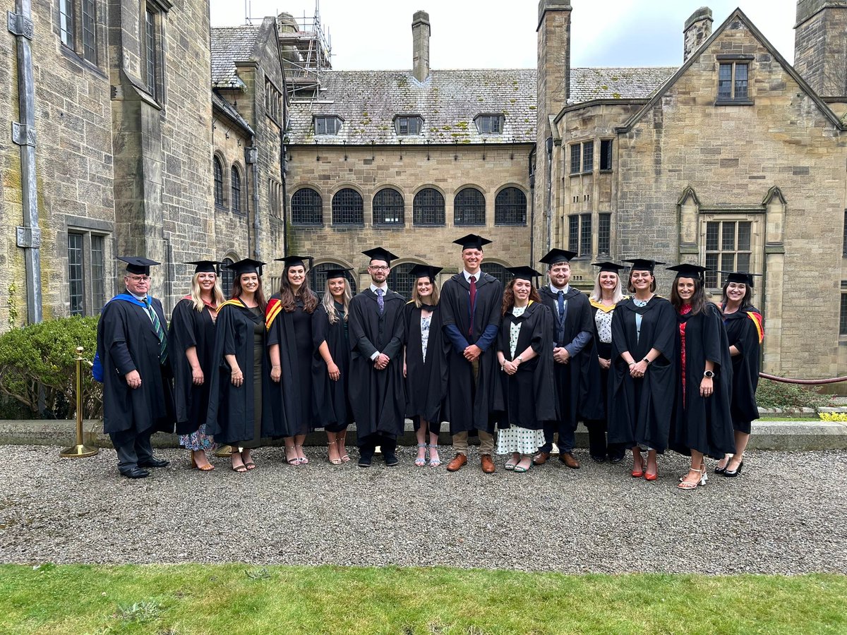 Llongyfarchiadau/Congratulations to our PGDip Physiotherapy Graduates! 🎉 it was a privilege to watch you graduate today