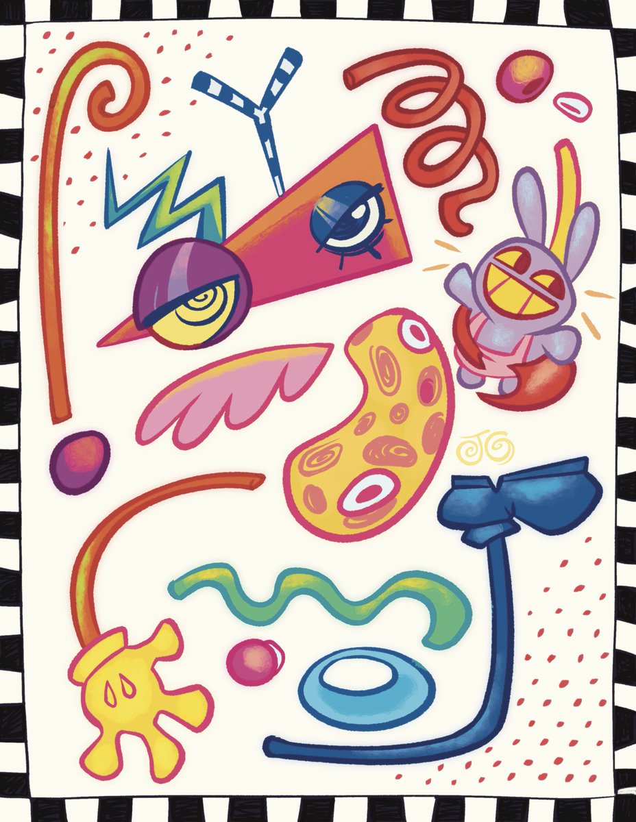 🔺🟡🟦🔲🔳 Zooble 🔲🔳🟦🔻🟡

Commission for @AshNicholsArt !  Had so much fun with this one 😎 