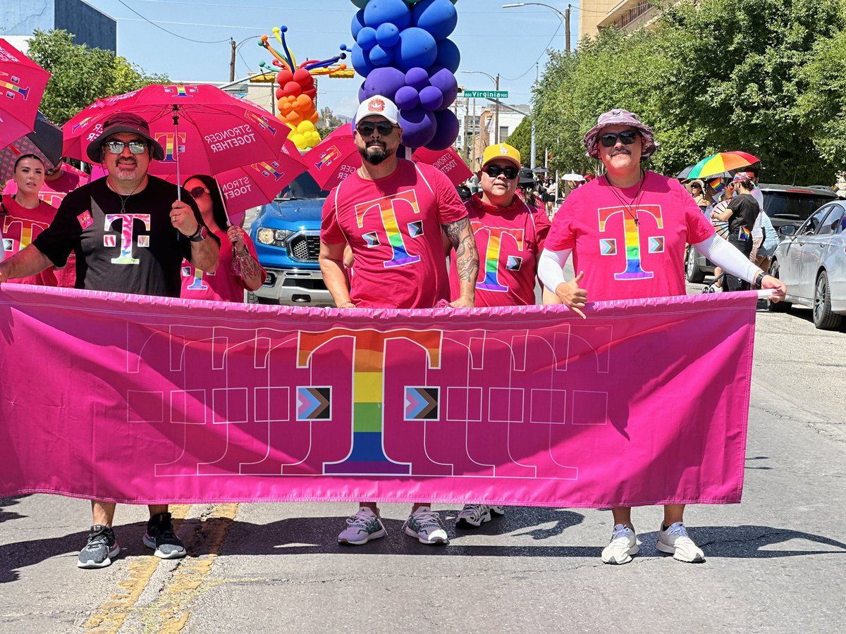 dchavar's tweet image. Marching for love, unity, and acceptance. Happy Pride! El Paso Sun City Pride Parade🌈 #PrideParade #LoveIsLove #Pride2024 #UnlimitedPride