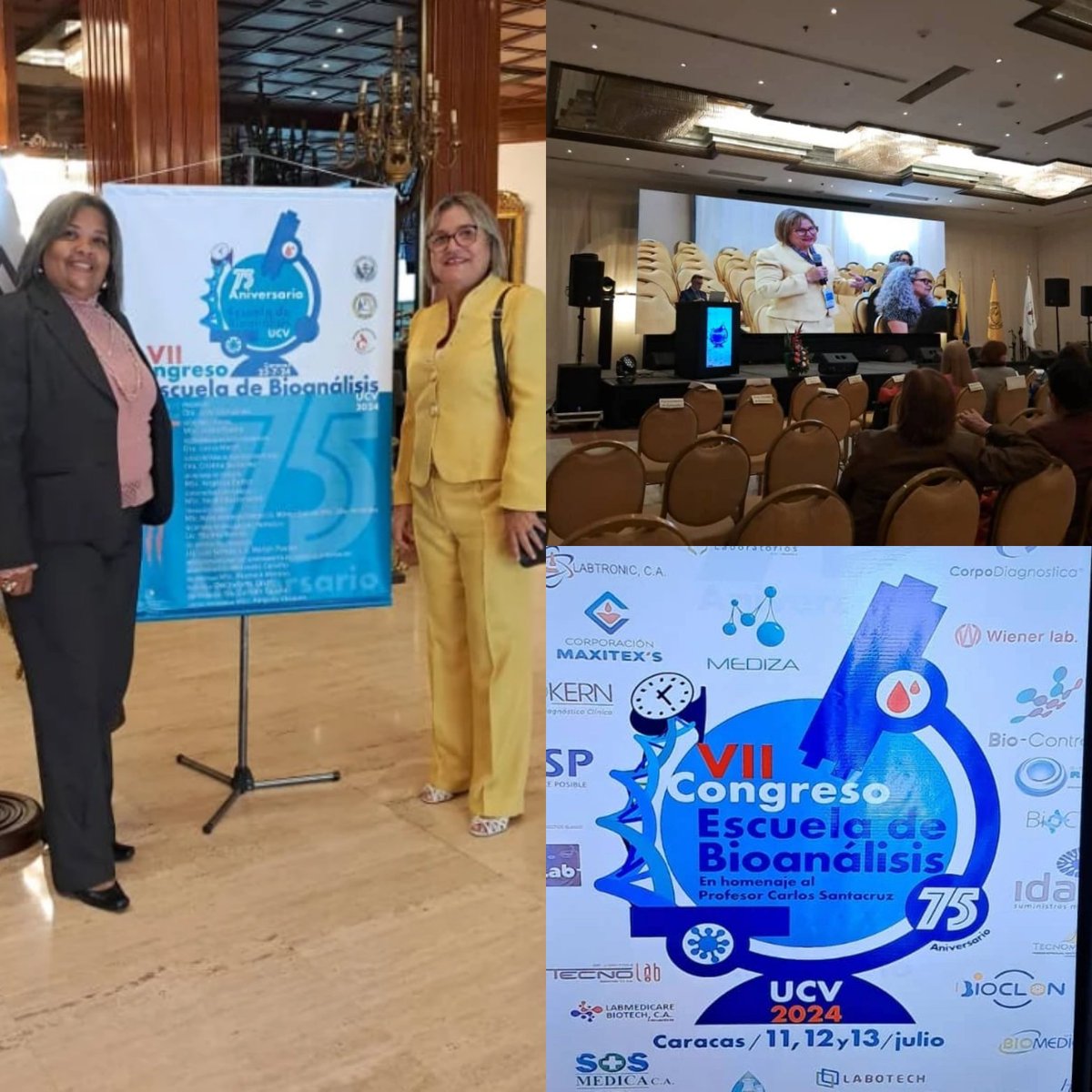 Construyendo el Bioanálisis,  que requiere nuestra nación, comprometidos con la formación de los Bioanalistas, así,  es el  compromiso de los trabajadores del sector salud, para generar política publica que den respuesta a la sociedad venezolana.
Éxitos y felicitaciones a la UCV