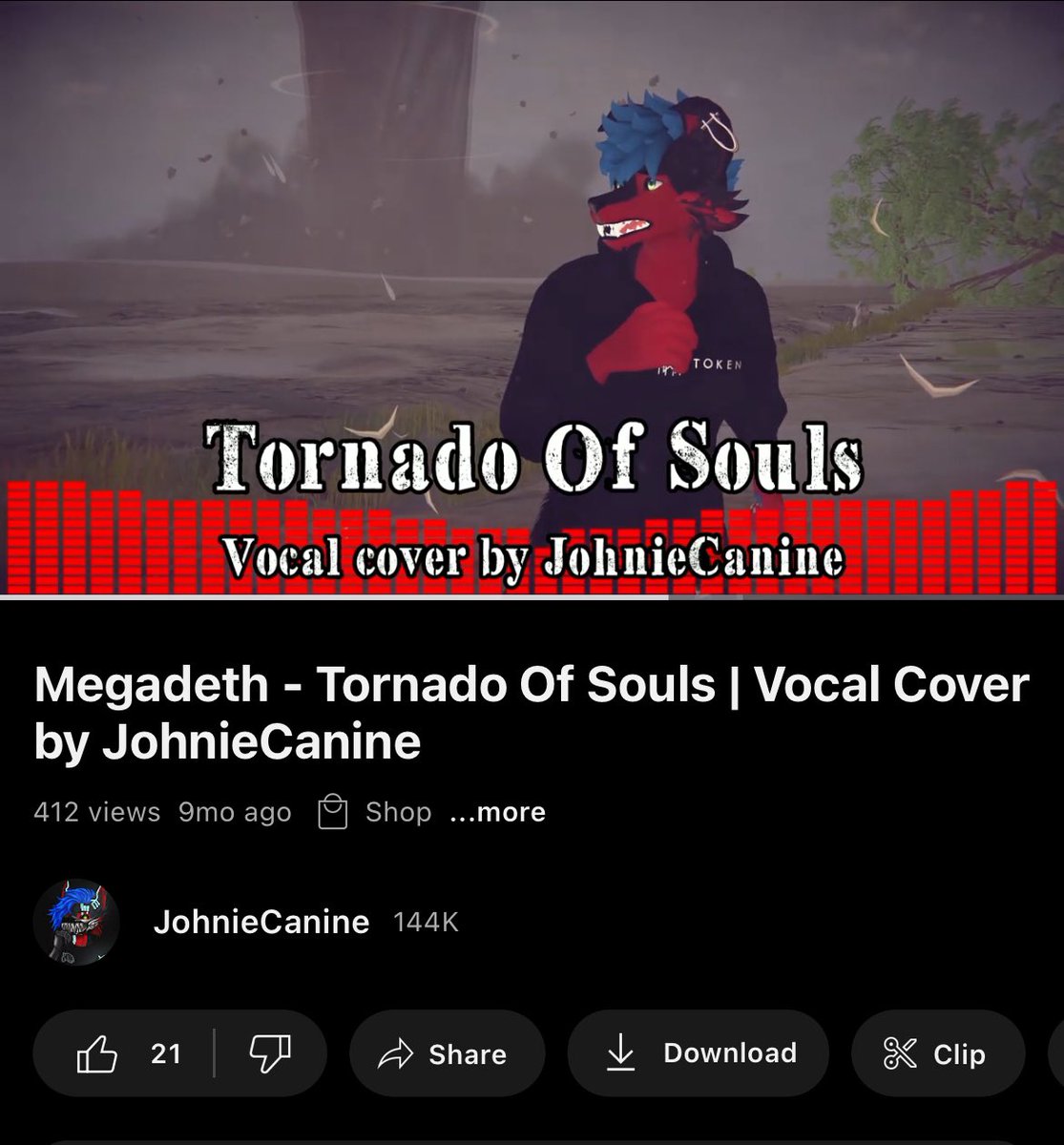 JohnieCanine's tweet photo. 100 likes and i’ll have my band @RealNovaSlicers turn this into an official remastered cover!! 👀 https://t.co/TjvnoKinOO