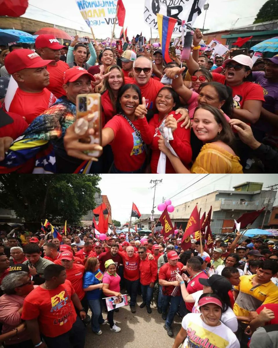 ErnestoLunaPsuv's tweet photo. El territorio monaguense es chavista, hermanos. Una vez más dimos muestra de que esta tierra de gracia apoya contundente al presidente de la paz @NicolasMaduro 🇻🇪 Hoy marchamos en el municipio #Libertador junto a nuestro capitán @dcabellor ¡Y lo que se vivió fue increíble! https://t.co/kvbClVIIA9