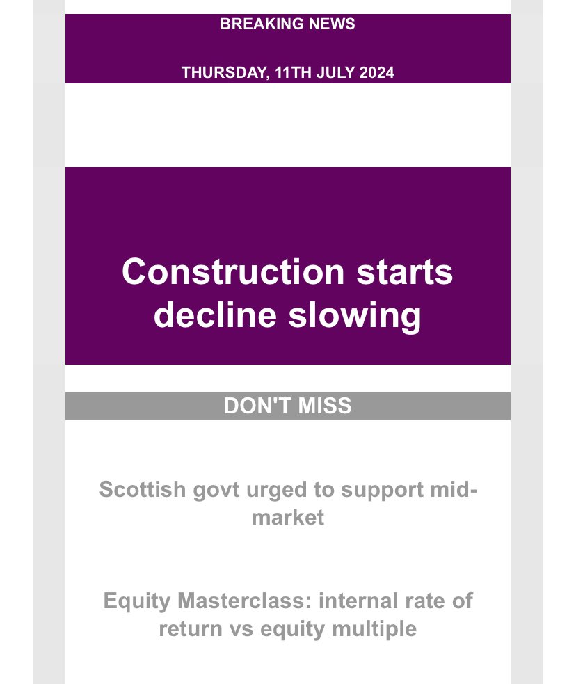 This is quite the headline, from Development Finance Today 🤔