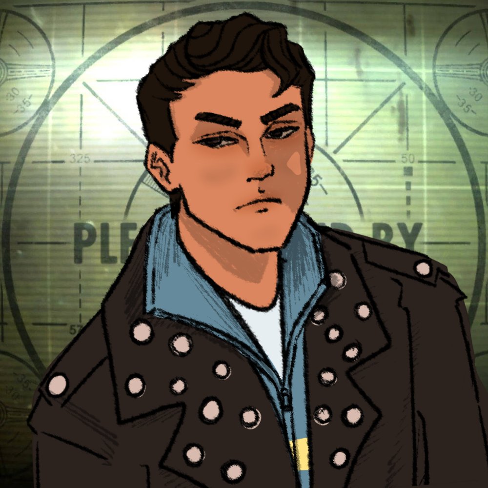 mewn_ptdr's tweet photo. Butch DeLoria but he's goofy asf how do i change my art style please?
he looks so young i can't-
#Fallout #fallout3 #butchdeloria #fanart https://t.co/SCSPbQcI3e