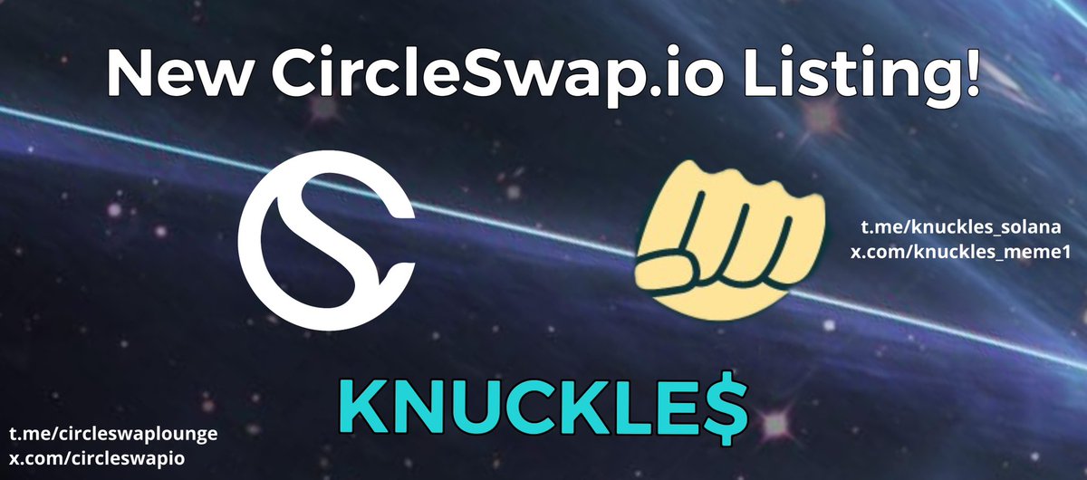 🚨NEW LISTING ALERT🚨 

CircleSwap is proud to announce its newest listing

Knuckles Meme

#Kuckles is KO’ing the competition and claiming the title of ALPHA MEME. You don’t want to miss this play. Check them out!

Ape a bag on Circleswap.io

<a href="/Knuckles_meme1/">Knuckles meme</a>
