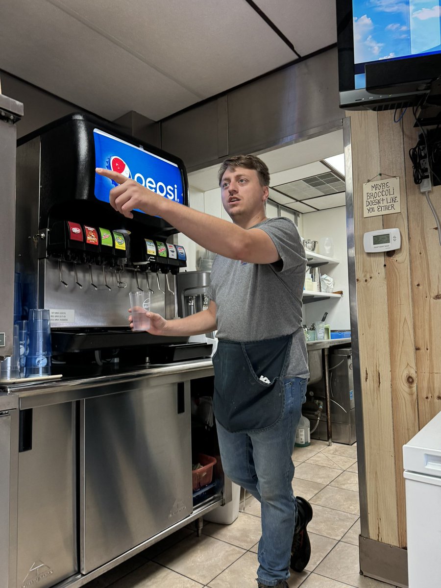 Never sold a burger but look like Leighroy in a photo