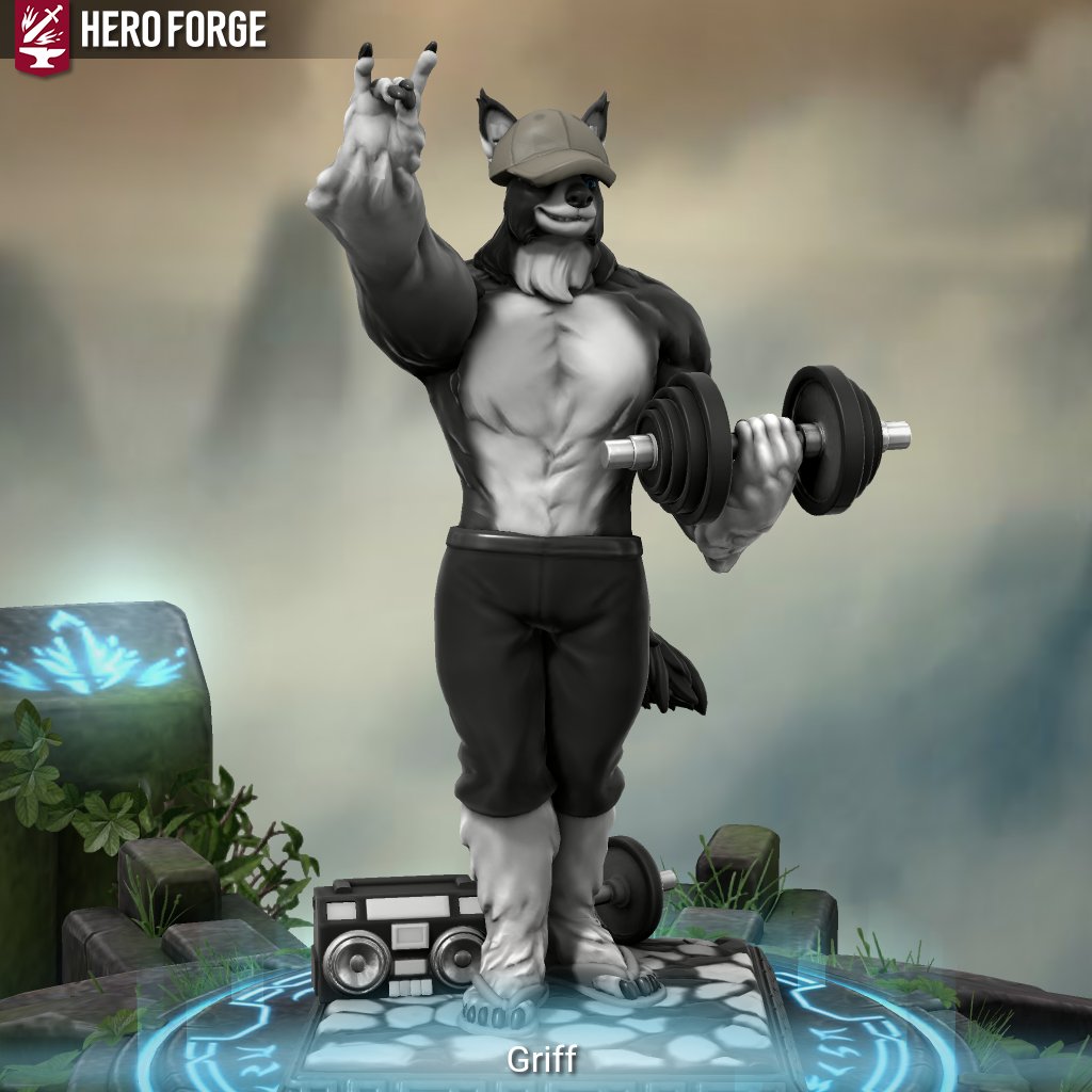 I hope this is okay? I tried my best on him. 😣

Griff in Hero Forge. Cobalts might be a bit of a hectic problem to deal with but I will try. Enjoy anyway <a href="/RTZeroBara/">🏳️‍🌈 RTZeroBara ✋🏿</a>