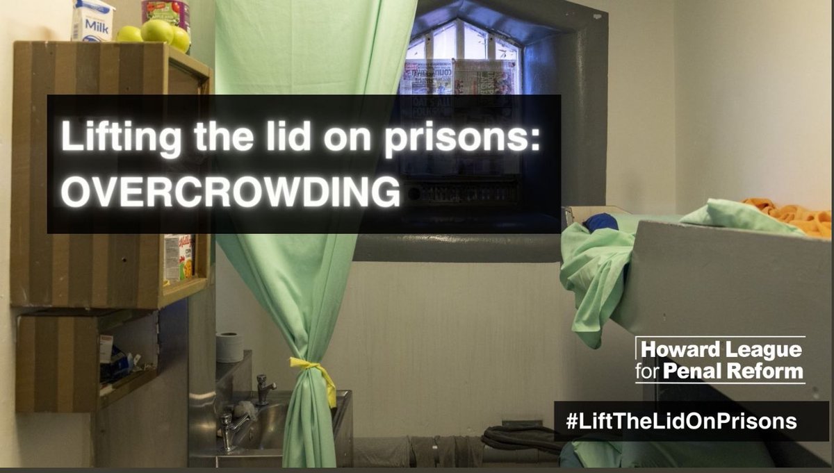 The government is expected to make a significant announcement tomorrow as it searches for a solution to the prison capacity crisis.

Want to know why prisons are overcrowded and why it matters? Here’s a handy explainer: howardleague.org/why-are-prison…