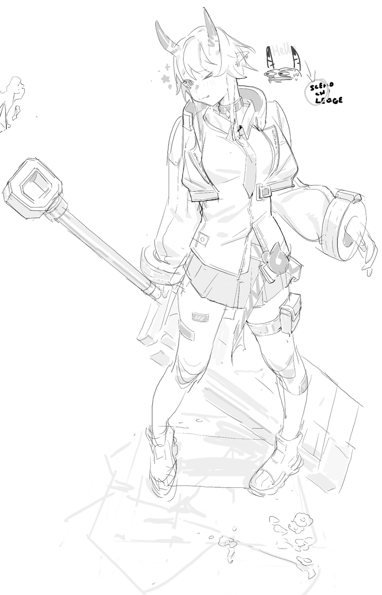 hanaphyllo's tweet photo. Soukaku fanart done on magma with friends! #ZenlessZoneZero #Soukaku #rkgk https://t.co/Dj0NRoaW10