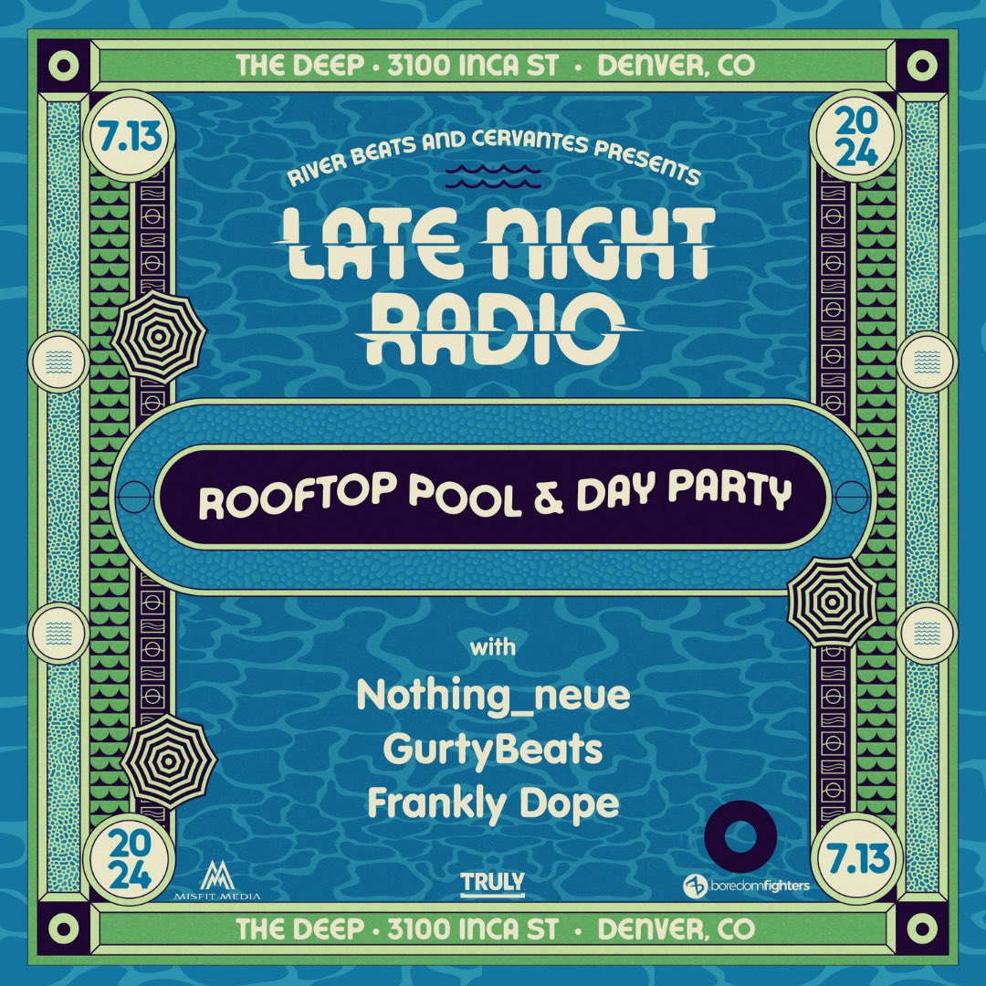 Nothing_Neue's tweet photo. @prodbytenn Yessirrrr happy to be celebrating this playing a near sold out show in Denver this weekend too with @l8nightradio @GurtyBeats and Frankly Dope! https://t.co/N4drO0oVz5