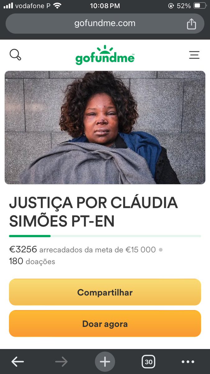 Atenção pessoal consciente e empático que está muito preocupado com a angariação de fundos da Cláudia Simões. 

Fica aqui a actualização diária da “vaquinha” 

Afinal ela ponderou e decidiu pedir “apenas” 15 000€ em vez de 60 000€. 

🤡