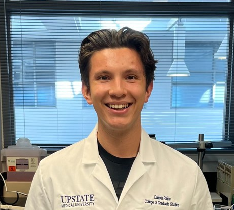 STLG new member: Dakota Paine. Dakota is a PhD candidate at SUNY Upstate Medical University studying the innate immune response to tick borne viruses. Outside of the lab, he enjoys working out and going to concerts.