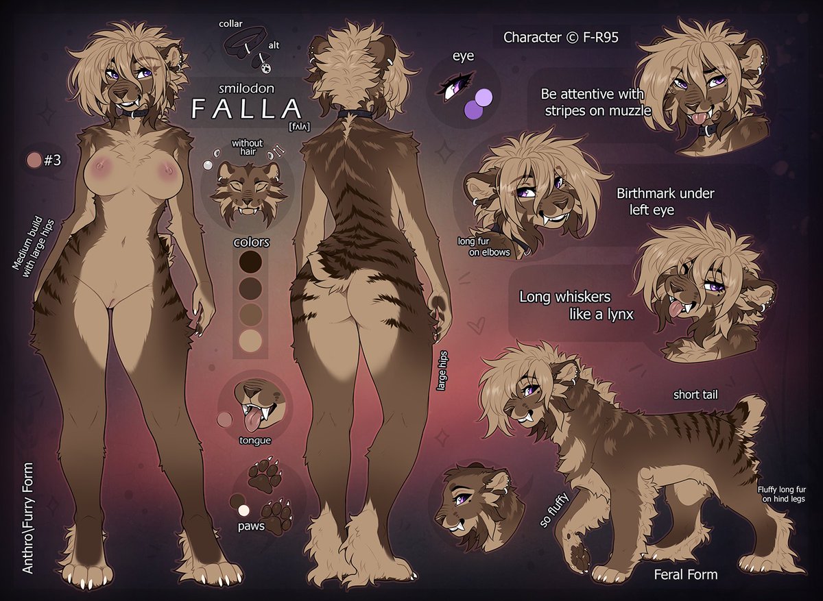 FR95VB's tweet photo. Falla Sabercat - Reference 2024 Update!~  🍑 https://t.co/vEuzZ5Zy2W