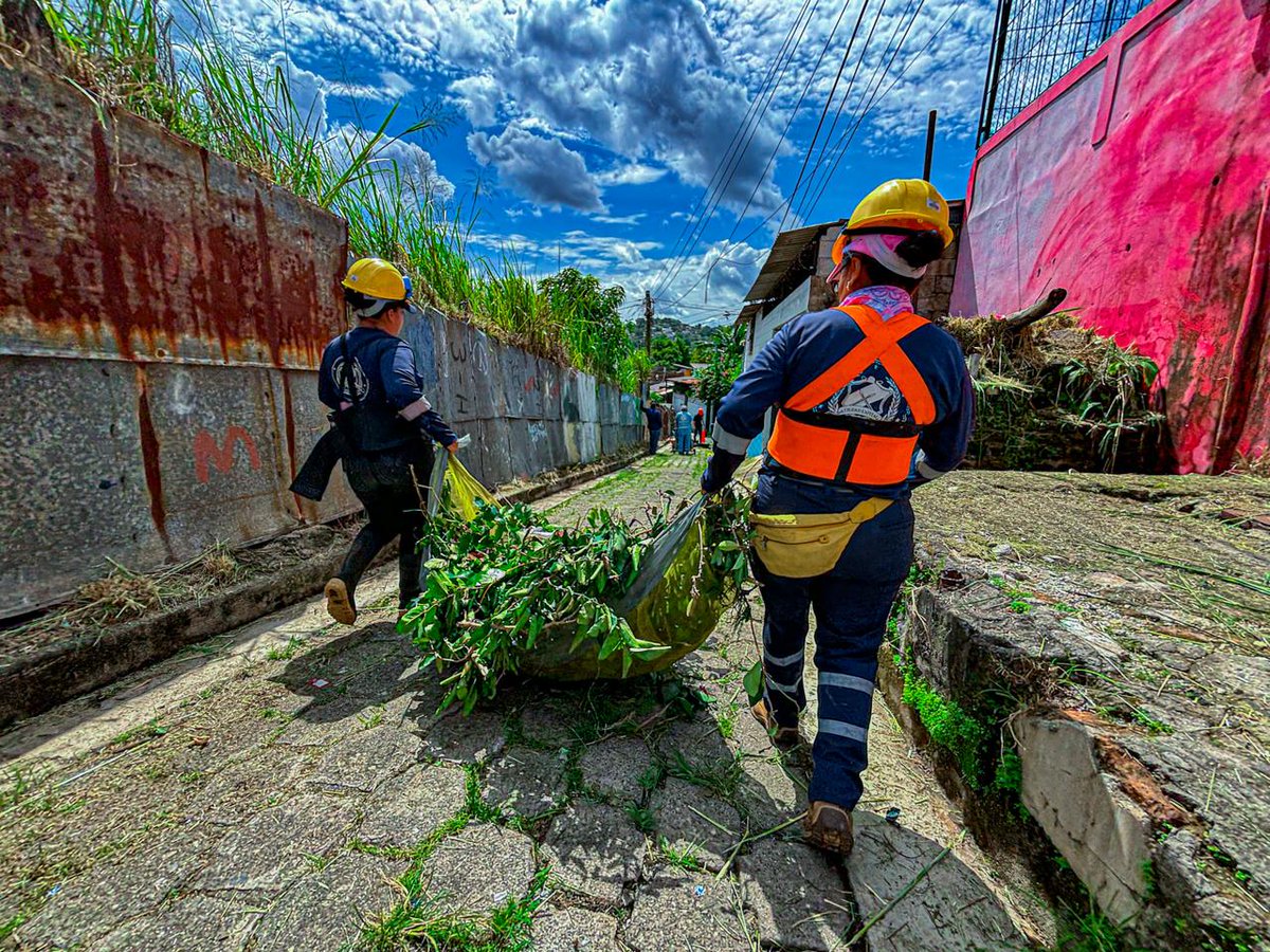 DesechoSolidos's tweet photo. Para evitar obstrucción de tragantes es importante mantener limpias las aceras y calles de todo tipo de desechos.🧹💪

Por eso te pedimos no arrojes desechos a la calle, utiliza el basurero y marca la diferencia.🚯

📍Colonia Bolivar, Distrito Ciudad Delgado. https://t.co/PHxPGqh1UN