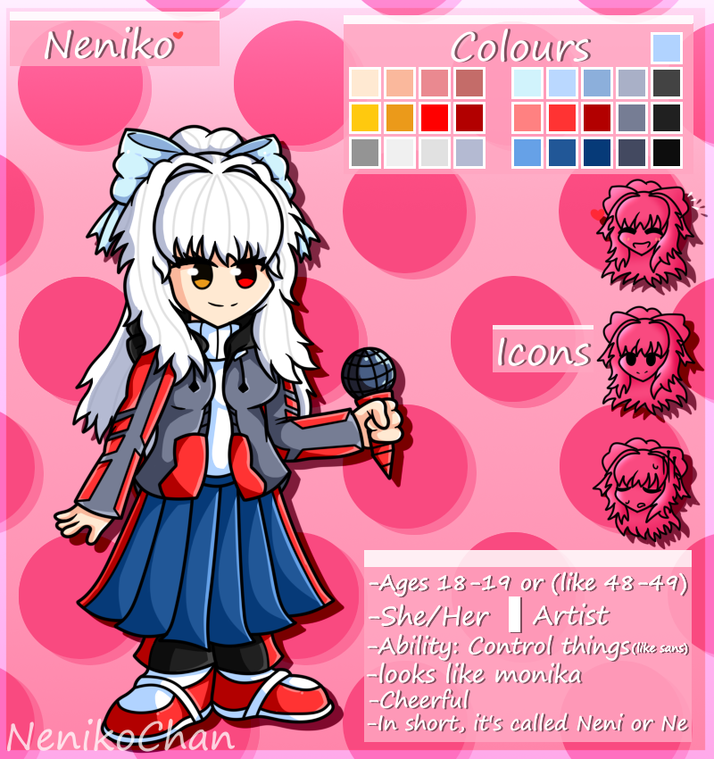 NenikoChan's tweet photo. Hello Y'all, its a while to posting art stuffs, but im awake now
so, same like old post and i hope y'all like it with Re edited.
(This Newer Versions and 
mod soon..?)
#fnfmod #fnfoc https://t.co/2XhppvKMuR