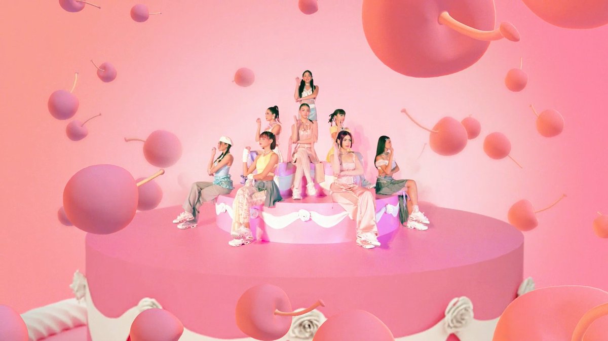 .<a href="/BINI_ph/">BINI_PH</a> came through with the LOOKS, the CHOREO &amp; the VISUALS – their insane talent is just the "CHERRY ON TOP" 🍒🤭