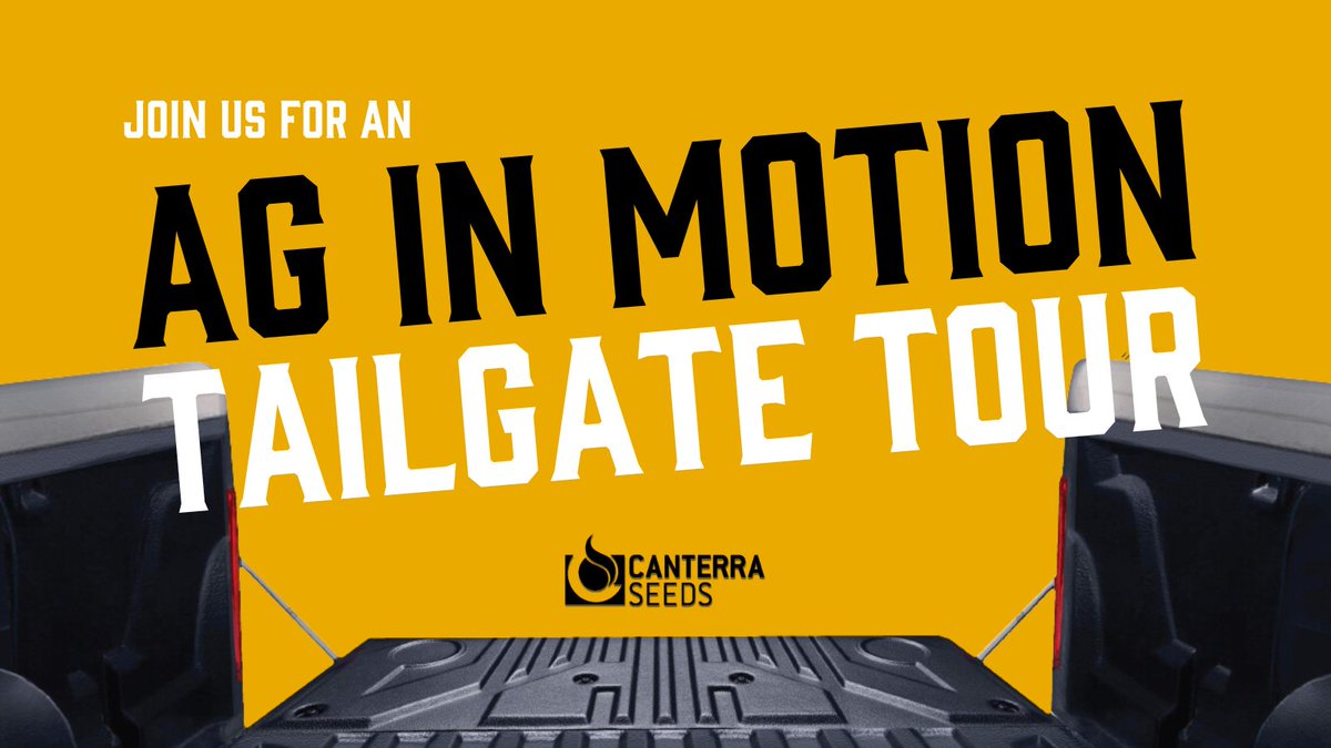 .<a href="/AginMotion/">Ag in Motion</a> is next week! Join us for a Tailgate Tour every day at 11:30 a.m. Swing by Site 123 on the west side of the show to register and get your complimentary ticket for lunch! 🌱+🌭