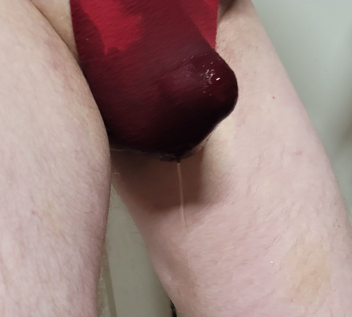 SlightlyLesSane's tweet photo. Thirsty this Thursday?  

Yes it's all precum and there's more where that came from.   

Think you can turn on the faucet?
#precum #thirstythursday #bulge #thong https://t.co/TdlSRvopJn