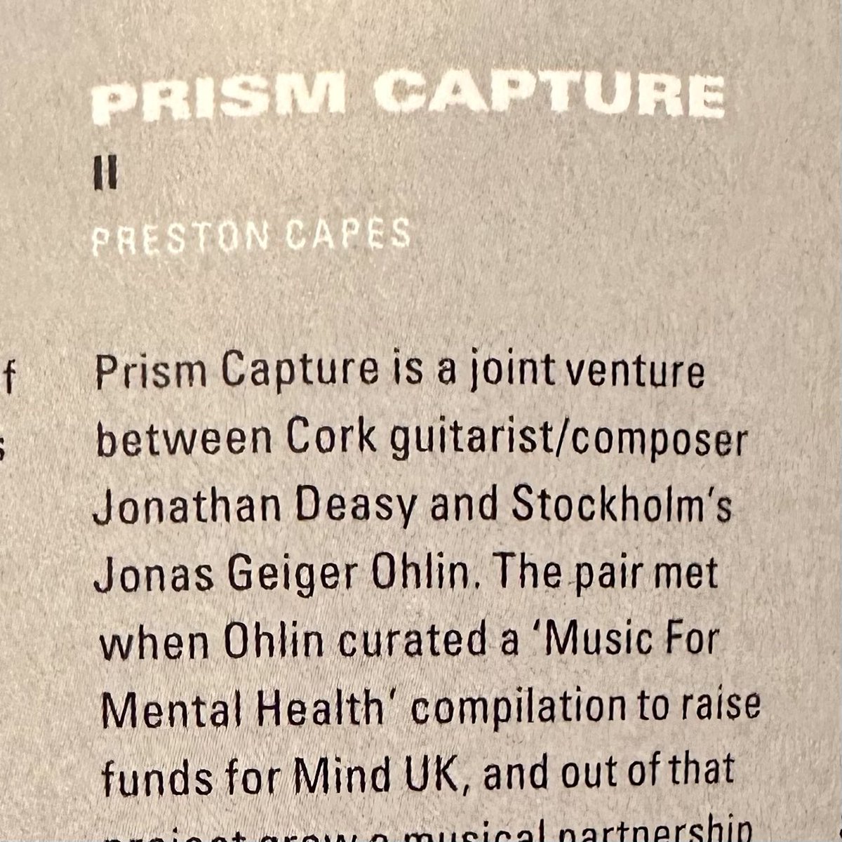 Preston Capes (@prestoncapes_) on Twitter photo Thanks also to <a href="/ElectronicMagUK/">Electronic Sound</a> and Jeremy Allen for this ace review for II by Prism Capture
<a href="/TheNewEmphatic/">Jonas Geiger Ohlin</a> Thanks also to <a href="/ElectronicMagUK/">Electronic Sound</a> and Jeremy Allen for this ace review for II by Prism Capture
<a href="/TheNewEmphatic/">Jonas Geiger Ohlin</a>
