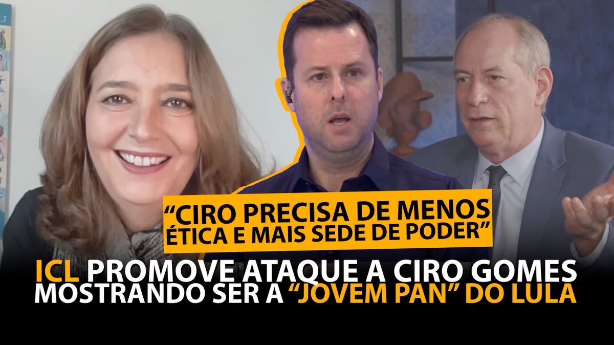 La vem a "Jovem Pan" do Lula, atacando Ciro Gomes por chamar o Bolsonaro de "Ladrão de Galinha".

Não é bait, os caras estão achando RUIM O CIRO CHAMAR O BOLSONARO DE LADRÃO DE GALINHA!

Nojentos!

youtu.be/zj8f3UimAv0