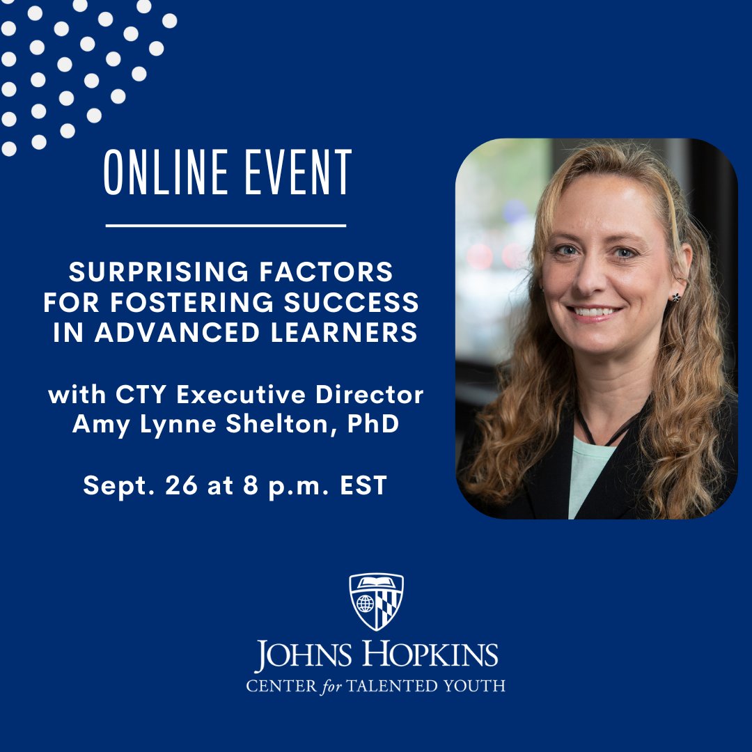 Johns Hopkins CTY tweet media