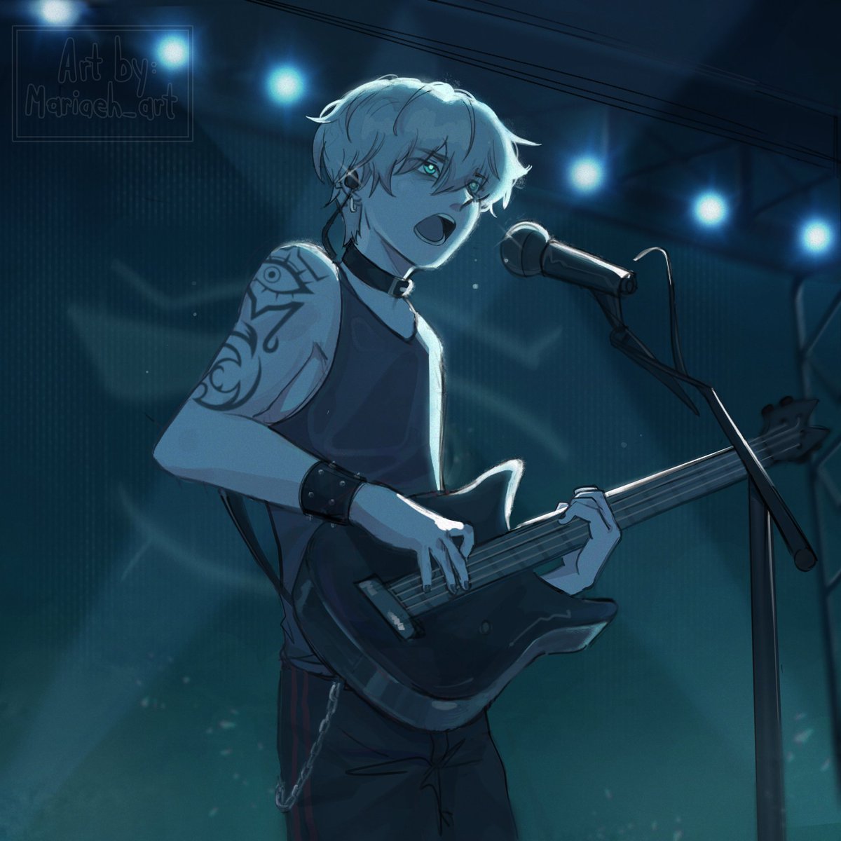 mariaeh_art's tweet image. I forgot to post this drawing here. saeran as a rock star is my favorite concept
#mysticmessenger