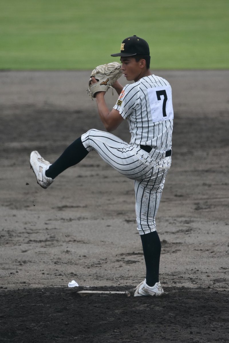 am738738's tweet image. 田中唯士くん（明桜3年）
対金農戦でナイスピッチング⚾️
24.7.10🏟️八橋
