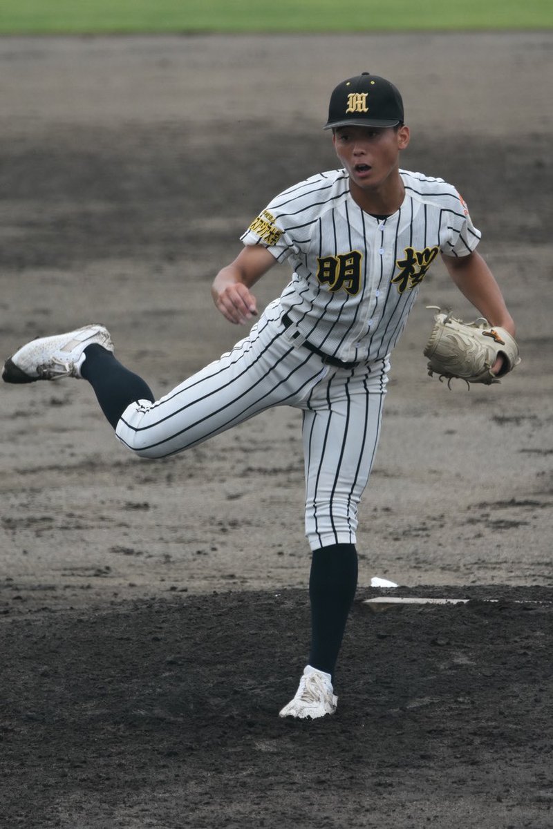 am738738's tweet image. 田中唯士くん（明桜3年）
対金農戦でナイスピッチング⚾️
24.7.10🏟️八橋